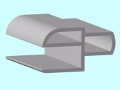 Боковой 9 мм Профиль алюминиевый (z-профиль)