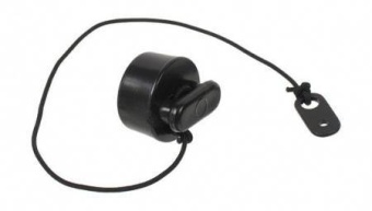 Пробка сливного клапана (Черная)