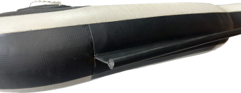 Фиксатор аэрдека к транцу лодки