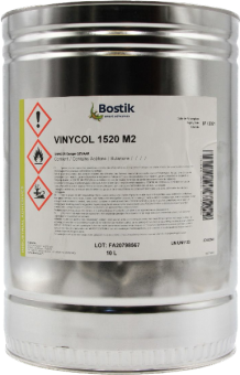 Бостик Виникол 1520 (Bostik Vinycol 1520) 500мл. Основан на полиуретане (с добавлением воска) в органическом растворителе. Он может наноситься кистью и быстро сохнет. Виникол 1520 дает прочный шов с высоким сопротивлением воде, влажности и т.д. и особенно