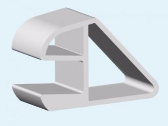Стрингер алюминиевый для лодки 12 мм (90см)