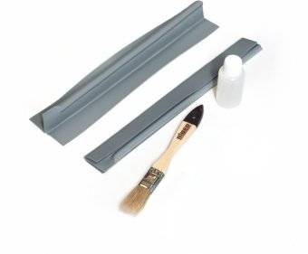 Комплект ликтрос клей кисть отвердитель (Серый)