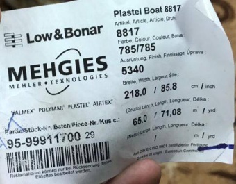 Ткань ПВХ MEHLER PLASTEL® boat 640 (Серый)
