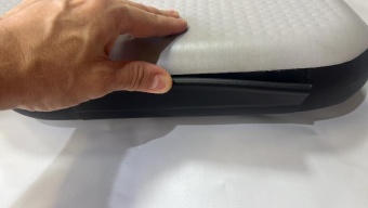 Фиксатор аэрдека к транцу лодки